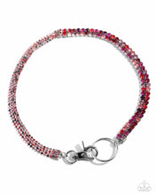 Load image into Gallery viewer, Chic Connection - Red Necklace &amp; Serendipitous Strands - Red Bracelet 2 Piece Set
