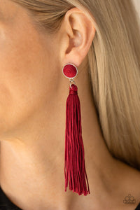 Tightrope Tassel-Red