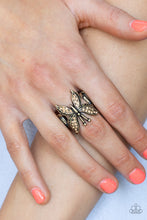 Load image into Gallery viewer, Blinged Out Butterfly - Brass
